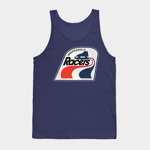 Defunct Indianapolis Racers Hockey Team Tank Top by Defunctland